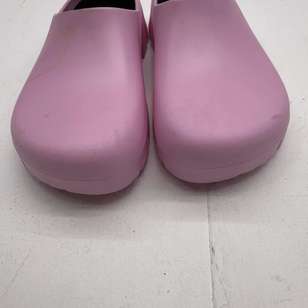 Birkenstock Super Birki Clog Sandals Mens Size 10 Pink Slip Resistant Work Shoes